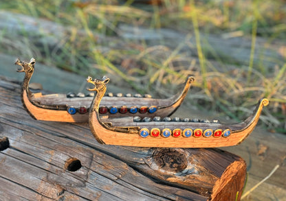 Viking Longship Incense Holder