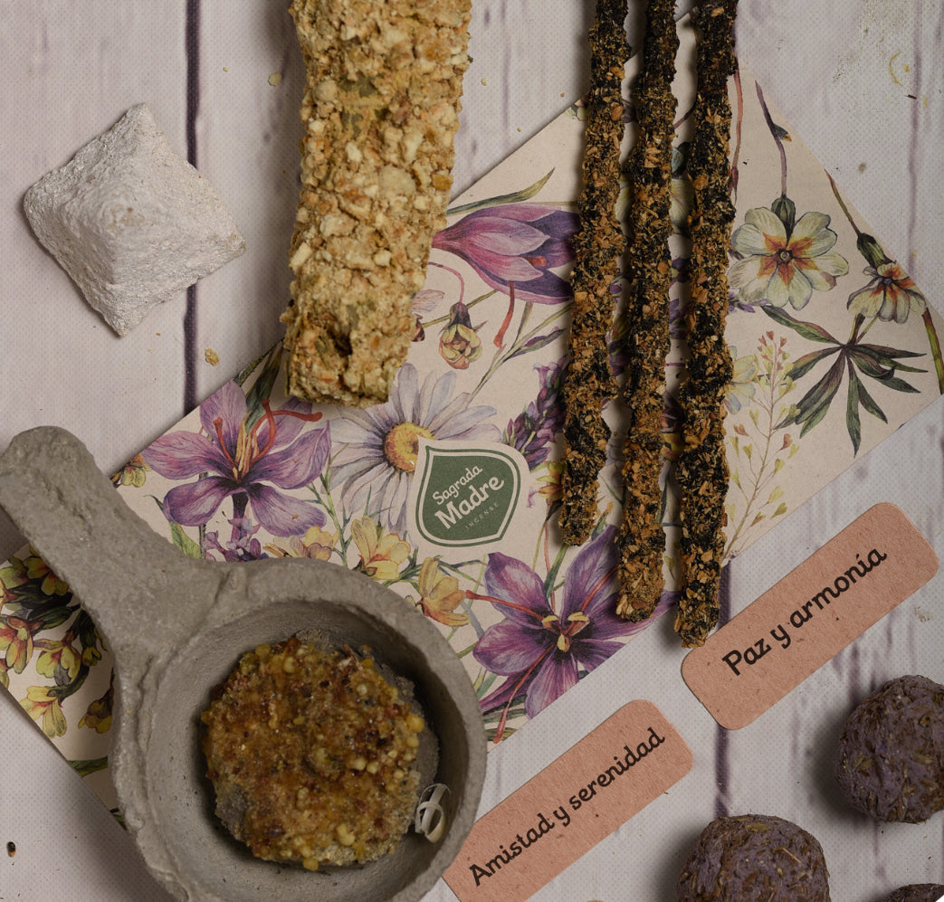 Energy Cleansing Gift Box with Herbs, Resins & Cauldron